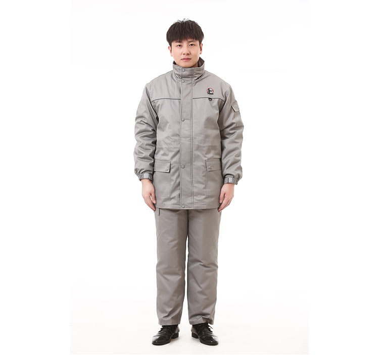 Spring And Autumn Engineering Gray Anti-Static Oil Uniform