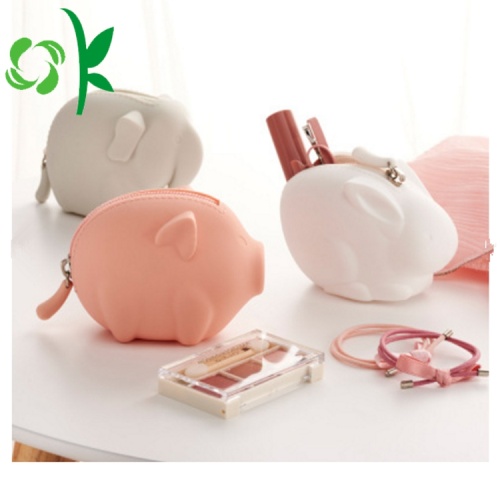 Silicone Coin Holder hình dạng động vật thay đổi ví đầy màu sắc