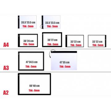 Factory Price OEM ODM A4 led light pad