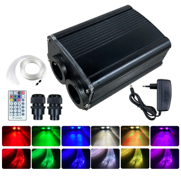 RGB LED Starry Sky Small Christmas Tree Fiber Optic Decoration Twinkle Car Kit 16W