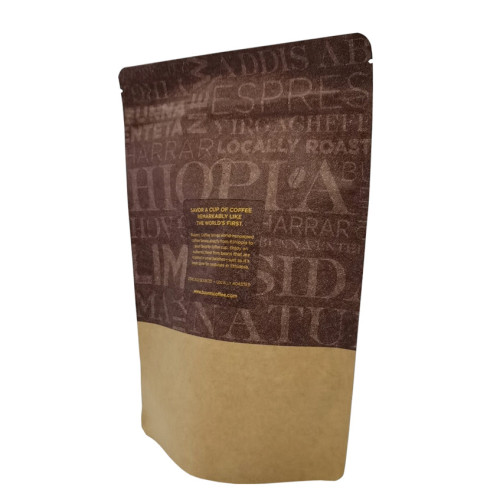 Gravure printing original materials coffee bag with zipper