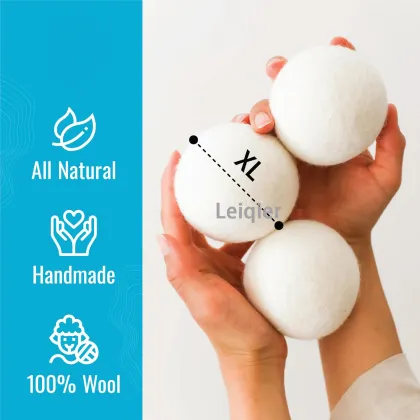 Customized Organic Laundry Drying Balls for Washing Machines and Wool Dryer