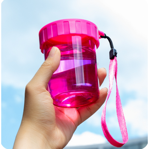Compact sports portable kids plastic water bottle