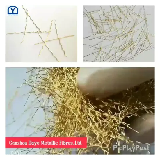 Copper Plating Waved Steel Fiber for Modern Industrial