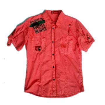 New Tabby Cloth Men\'s Short Sleeve Shirt
