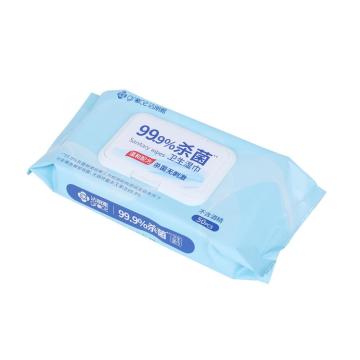 50 PCS de toalhetes desinfetantes antibacterianos