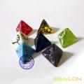 Custom 4 Sides Dice in Various Effect of Transparent or Opaque