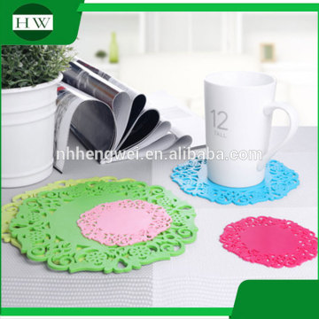 cheap silicone non-slip bowl pot drink heat insulation pad table cup coasters mat placemat coaster
