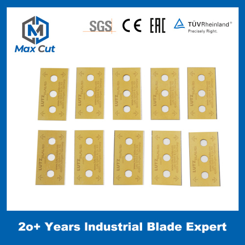 Industrial tungsten steel blade three holes slitting blade