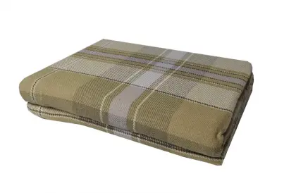 Home Textiles Cotton Color Grating Twill Bed Blanket