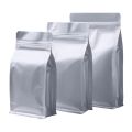 Thickened Pure Aluminum Foil Eight Side Seal Zipper Bag for Tea & Snack Packaging