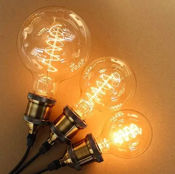 Retro G80 G30 Squirrel Cage Spiral Filament Edison Bulb