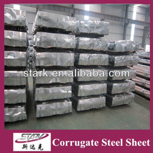 Hot dip galvanized wave steel roofing sheet