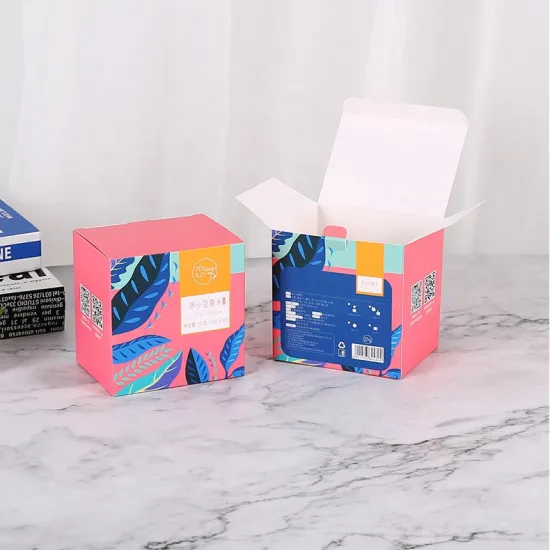 Custom Logo Color Printing 350g Paper Card Boxes for Cookies, Sweets, and Snacks