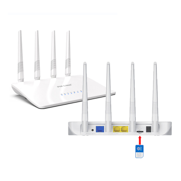 Portable 4G LTE Router with 300Mbps WiFi - SIM Card Slot Included