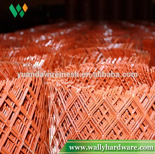 vinyl coated expanded metal/pvc coated expanded metal mesh/spray paint expanded metal sheet