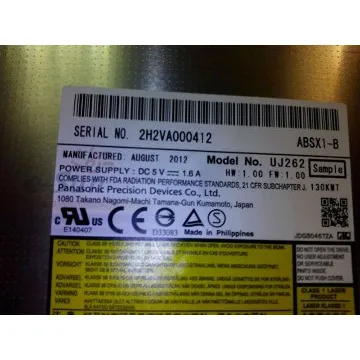Internal 9.5mm BD DVD Burner Drive Panasonic UJ262