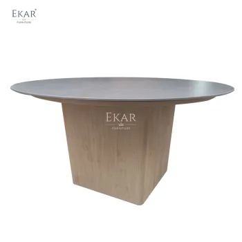 Durable and Waterproof Modern Outdoor Round Dining Table for Outdoor Spaces