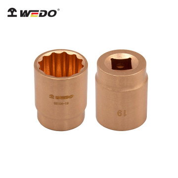 WEDO German DIN Standard BAM Certified ATEX Non-Sparking 3/8 Inch Socket