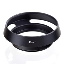 10pcs/lot 40.5 43 46 49 52 55 58 62 67mm Black Vented Curved Metal camera lens Hood for Leica M for Pentax for S&ny for Olympus