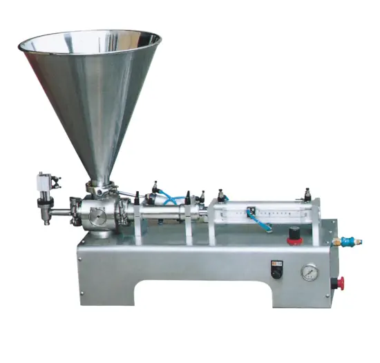 Pneumatic Paste jam cream bottle Filling Machine