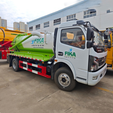 Dongfeng 4x2 8cbm Caminhão de sucção de esgoto de limpeza