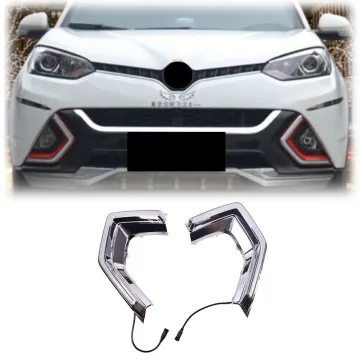 Gobison 3 Colors LED Daytime Running Lights Fog Lamps with Turn Signal for MG GS 2016-2017