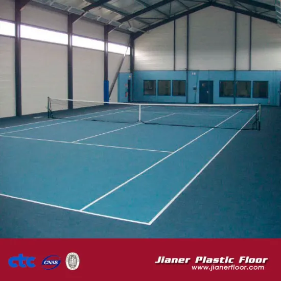 PVC sport flooring for tennis sport court