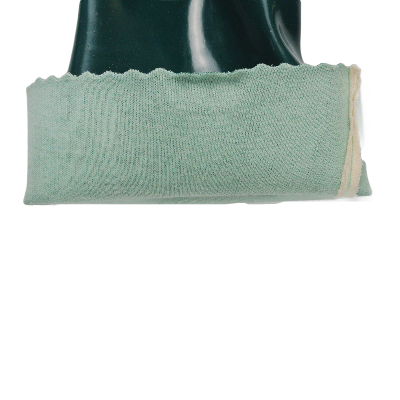 green pvc coated gloves 14inch