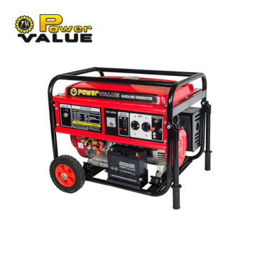 15hp Portable Electric Gasoline Generator 6kw