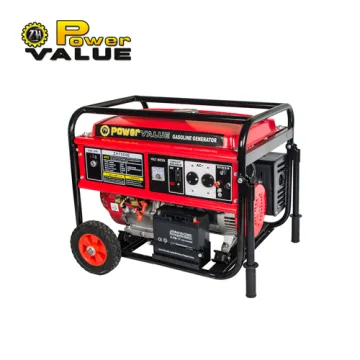 15hp Portable Electric Gasoline Generator 6kw