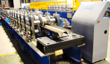 Highway side fence mesh rolling equipment