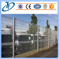 Square post assembled Welded Curved wire mesh fence