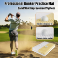 Tapete de práctica para bunker de golf, trampa de arena poco profunda y profunda