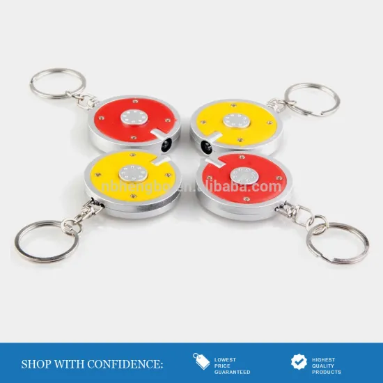 best promo gifts plastic keychain with light