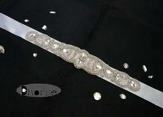 Embellished Rhinestone Bridal Belts And Sashes , Rhinestone