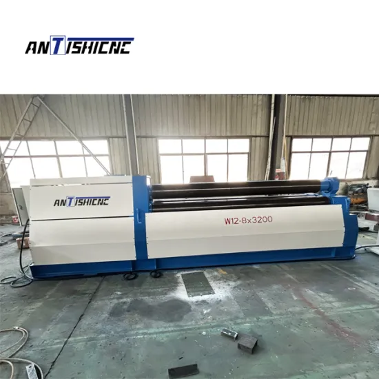 Factory Sale: High-Accurate W12CNC-8x3000 4-Roller Plate Bending Machine and CNC Plate Rolling Machine