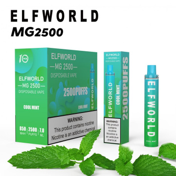 2500 Puffs Elf WORLD Disposable Vape Pod Device