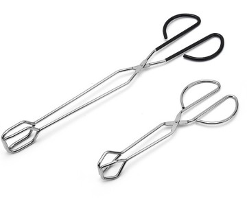 Stainless Steel Food Clip Tongs for Hot Dishes and BBQ