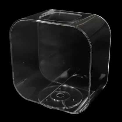 Clear Creative Small Desktop Fish Tank Aquarium Goldfish Tank