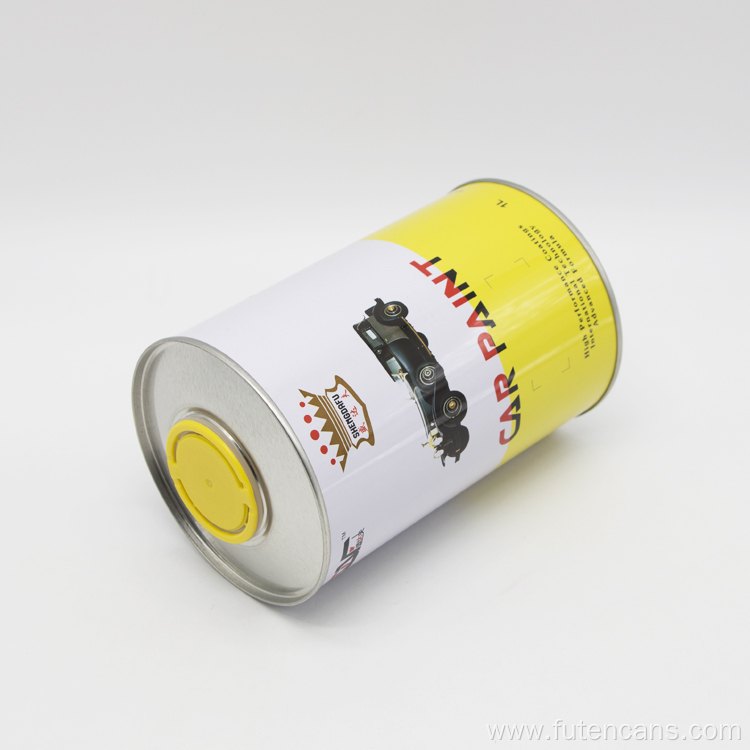 1L Empty Round Tin Can