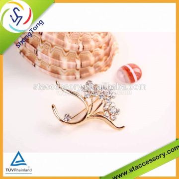 Rose Gold Brooch Manufacturer Wholesale Rhinestone brooch