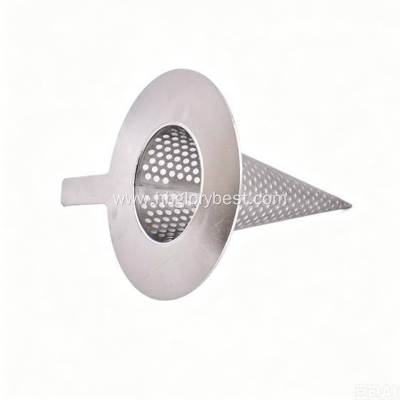Temporary Cone Strainer for Fluid Filtration