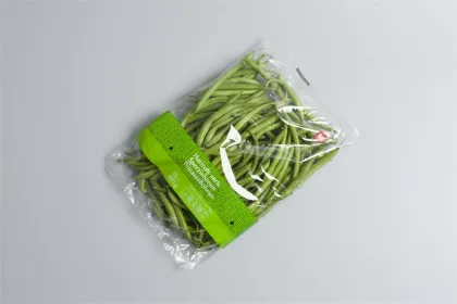 Clear Fresh Vegetables Packaging Plastic Bag