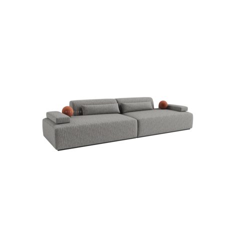 Confort haut de gamme SOFA en cuir authentique de 4 places