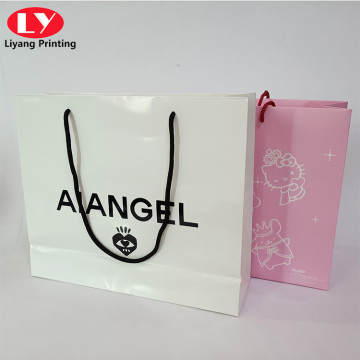 hot sale simple style shopping garment paper bag