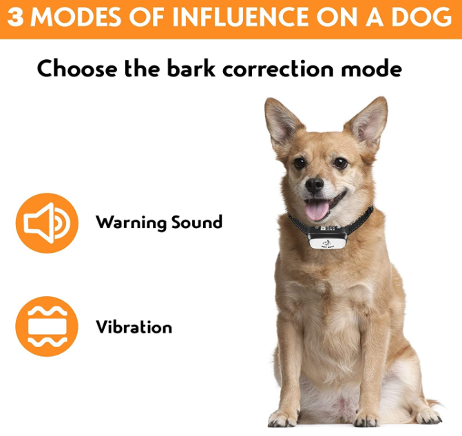 Rechargeable Dog Bark Collar