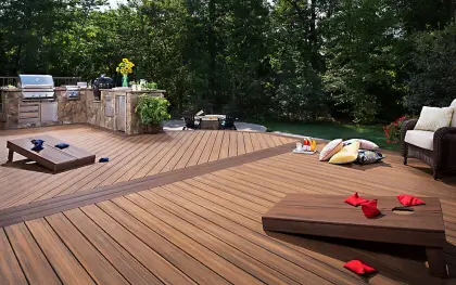 Anti-UV Outdoor	composite decking nz