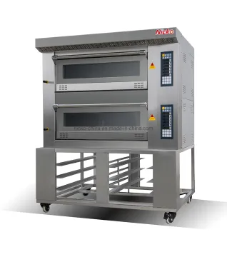 Bread Baking Oven Machine for Commercial Use and 2 Decks 4 Trays Pizza Oven Bakery Oven Equipment