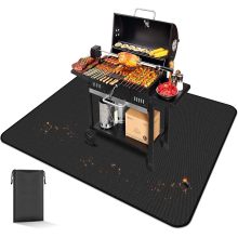 BBQ Grill Mat Under Desk